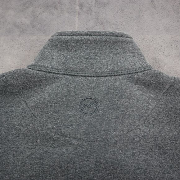 Magellan Outdoors Sweater Mens L Gray Loose Fit Long Sleeve Chest Zip Pullover - Picture 14 of 16